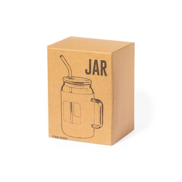 Tarro Cristal y Bambú con Funda Silicona  1,6 L - Imagen 4