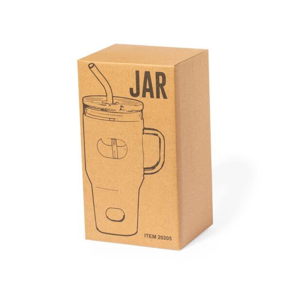 Tarro Cristal y Bambú con Funda Silicona  1,1 L. - Imagen 5