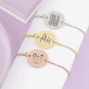 Pulsera redonda en acero inoxidable