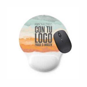 Alfombrilla redonda reposamuñecas