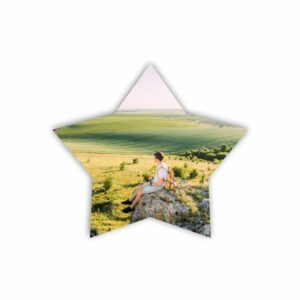 Iman estrella de madera 5x5cm