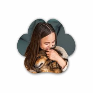 Iman huella de madera 5x5cm